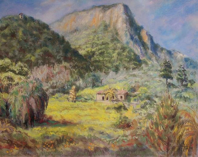 sierra de soller Pastel Card Landscaping