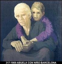 Abuela con niño