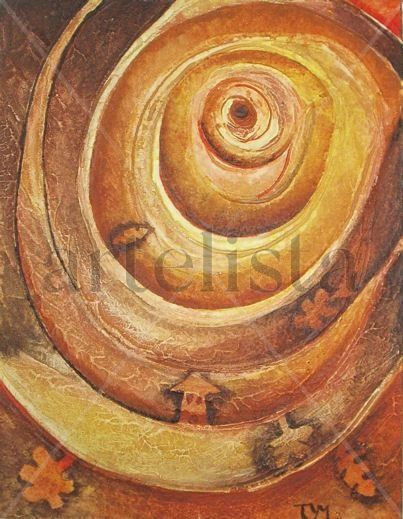 Caracol de la vida Acrylic Canvas Others