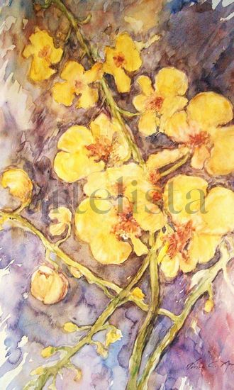 Flores Watercolour Paper Floral Painting