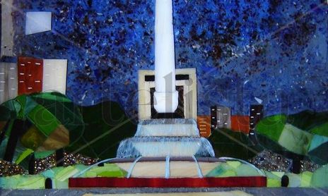 Iconos de Caracas, Mosaico de Vidrio