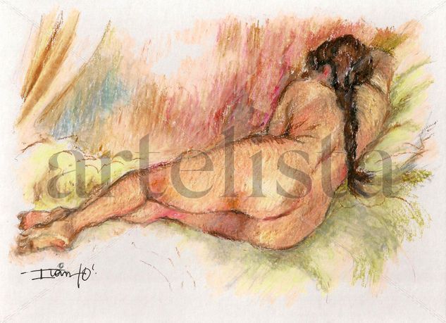 Musa de Gogh Oil Canvas Nude Paintings