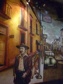 Mural del bar...