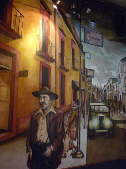 Mural del bar...
