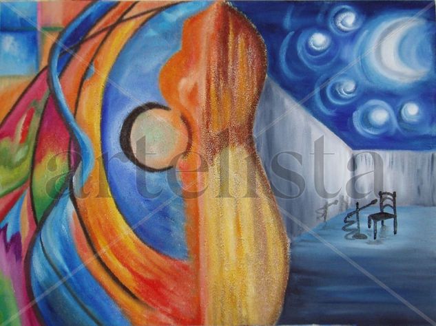 Serenata de Luna Oil Canvas Others