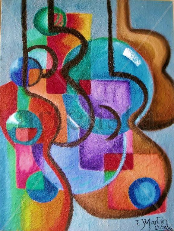 Guitarras en billar