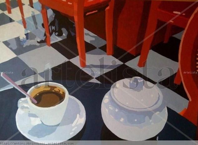 Serie café 1 Oil Canvas Others