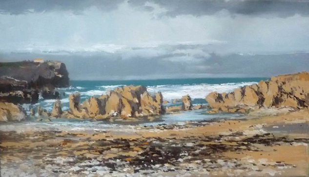 PLAYA DE NOJA Oil Canvas Landscaping