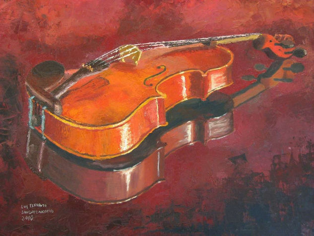 El Violín Oil Canvas Still Life Paintings