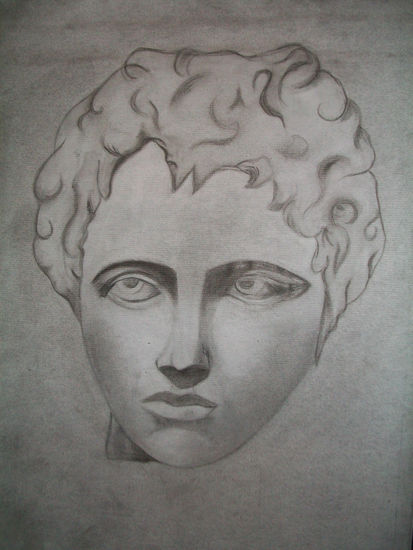 Cabeza de adolescente 
