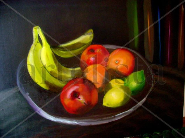 BODEGÓN DE FRUTAS Oil Canvas Still Life Paintings