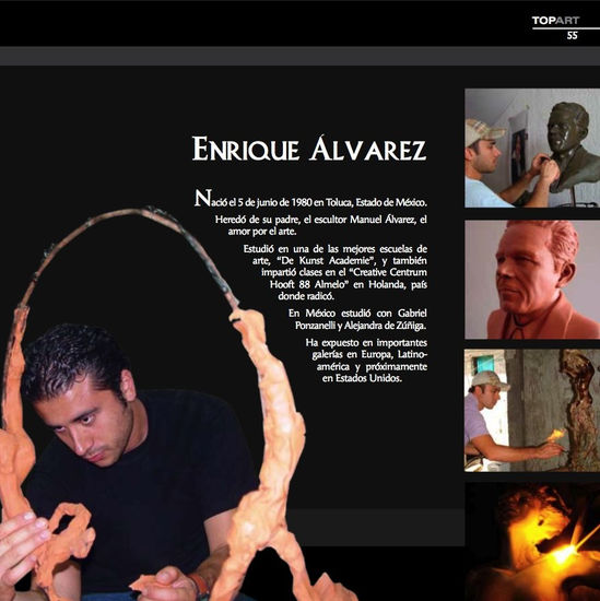 ENRIQUE ALVAREZ TRABAJANDO 