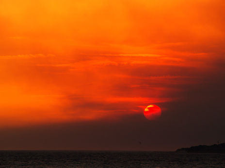 Atardecer rojo
