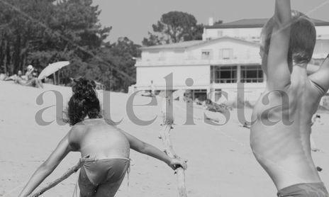 niños playa