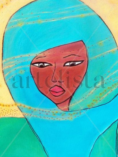 Shesahara Acrylic Panel Portrait