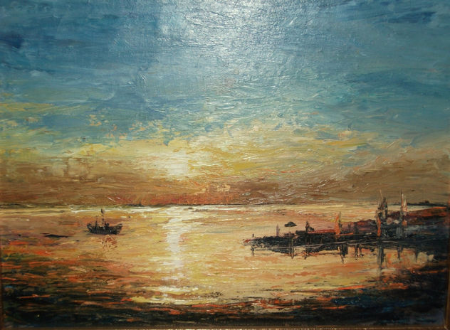 ATARDECIENDO EN EL PUERTO