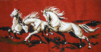 Tres caballos blancos