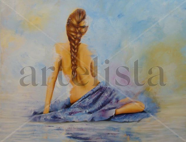 Contemplando Oil Canvas Nude Paintings