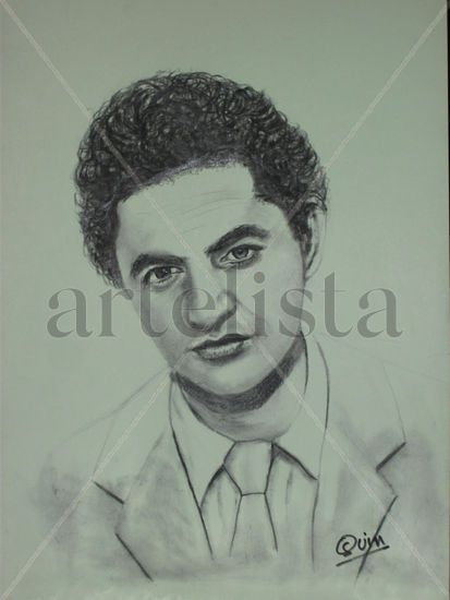 ANTONIO MOLINA Charcoal