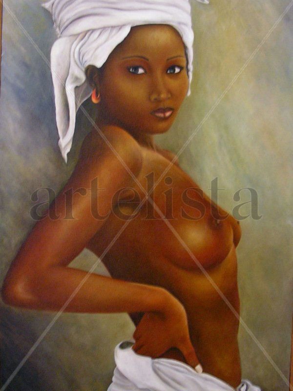 negra con turbante