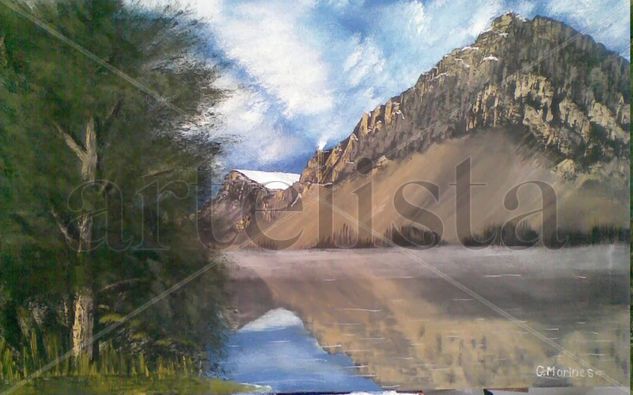 IMPONENTE MONTAÑA Oil Canvas Landscaping