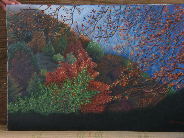 Montañas en Otoño Oil Canvas Landscaping