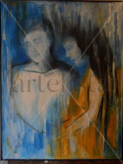 AMORES Oil Canvas Figure Painting