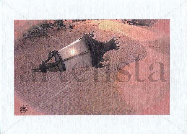 El Desert que Avança Mixed Media
