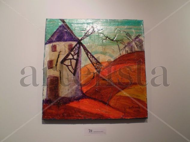 La Mancha Acrylic Canvas Landscaping