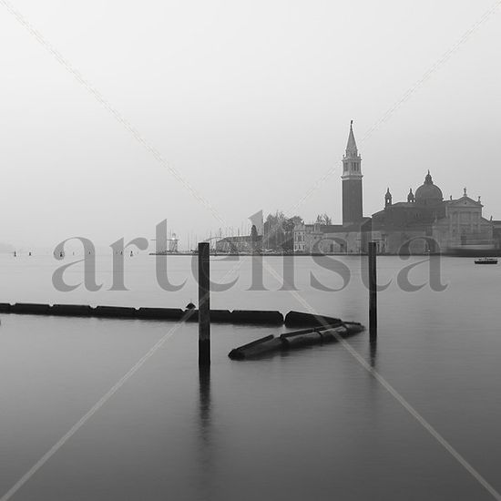 Paisaje Venecia Arquitectura e interiorismo Blanco y Negro (Digital)