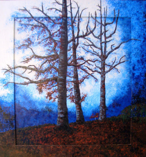 AURORA BOREAL Oil Panel Landscaping