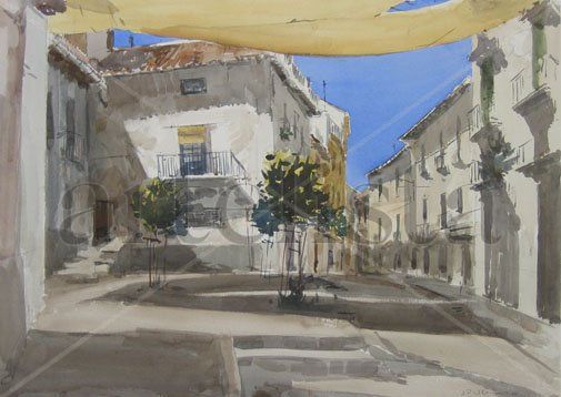 Guadix, Granada Watercolour Paper Landscaping