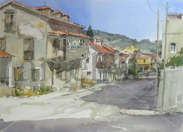 Pravia, Asturias Watercolour Paper Landscaping