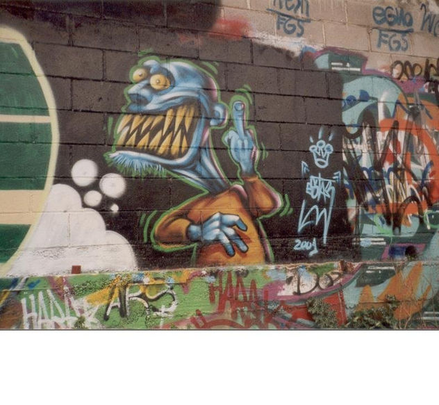 grafitti en la calle