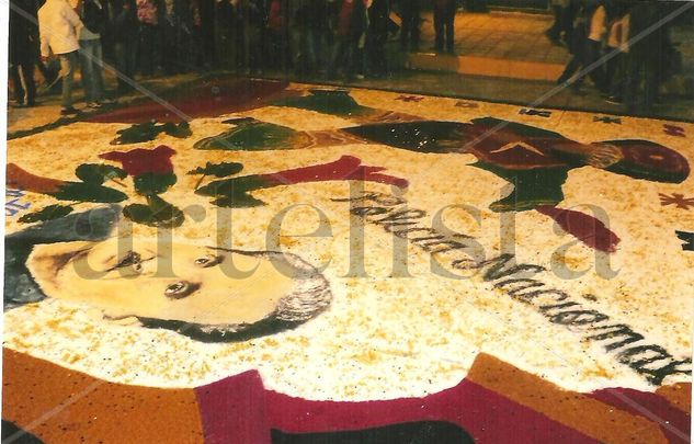 alfombra de flores 