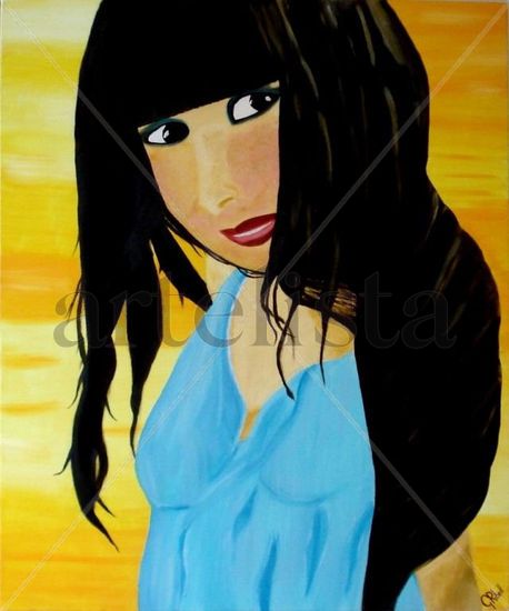 Obra Oil Canvas Figure Painting