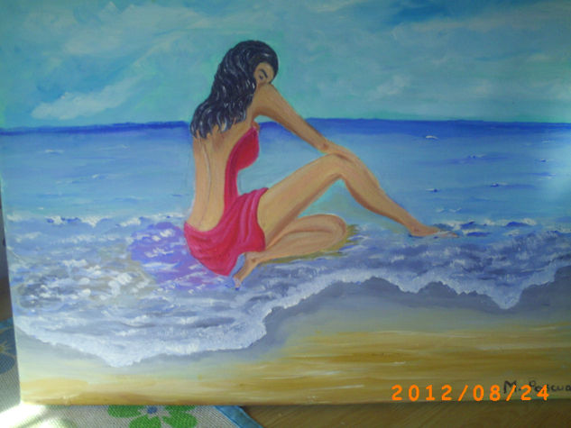 Horizonte Oil Canvas Marine Painting