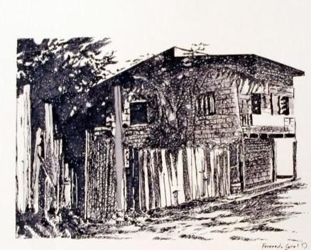Casa de caña hacia salinas