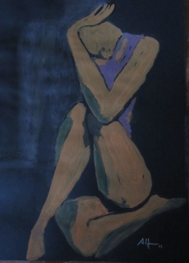 Desnudo en la oscuridad