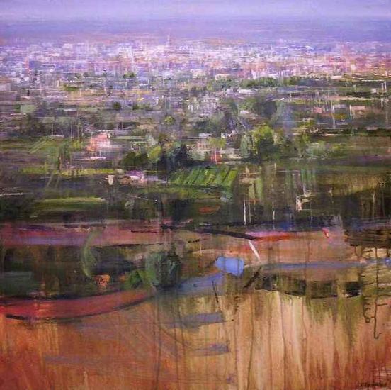 Murcia desde el Quitapesares Acrylic Canvas