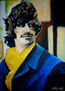 Ringo Starr en ropa del amarillo y azul
