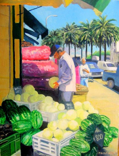 El Mercado Oil Canvas Landscaping