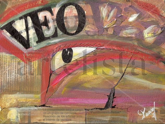 Veo Veo Mixed media Panel Others