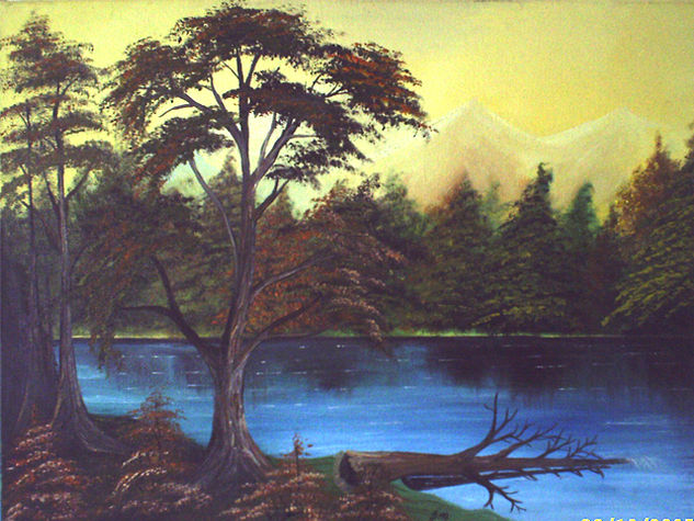 A orillas de quiñiñenco Oil Canvas