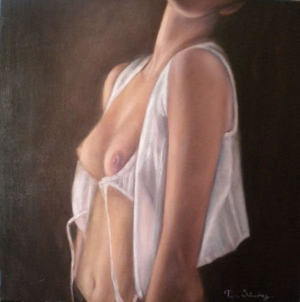 Una mujer desnuda y...