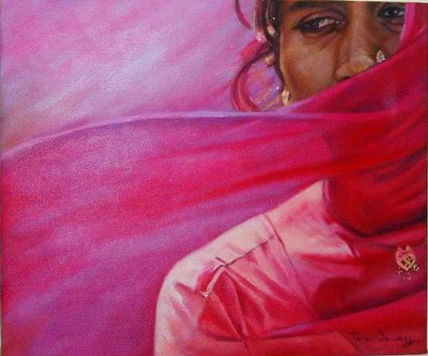 Mujer joven de Gujarat