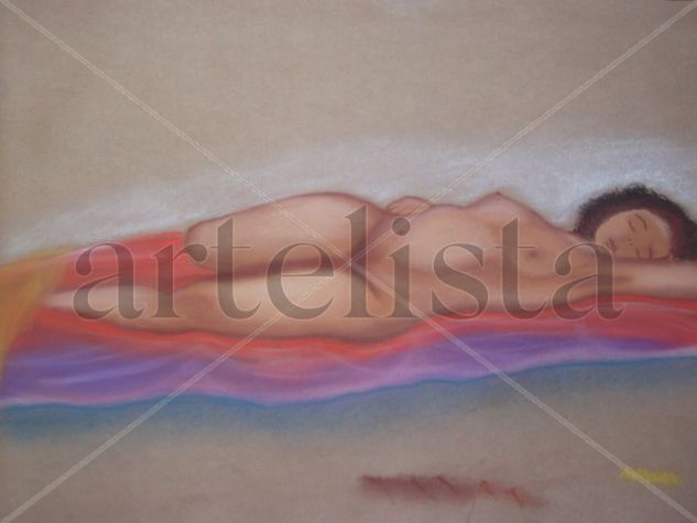 Sin titulo Pastel Paper Nude Paintings