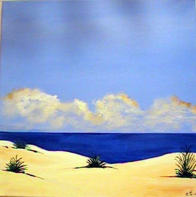 Dunas 1 Oil Canvas Landscaping