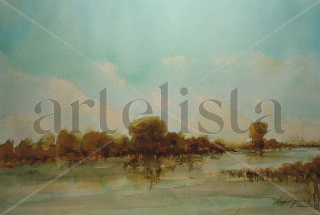 Paisaje al estilo del XIX
