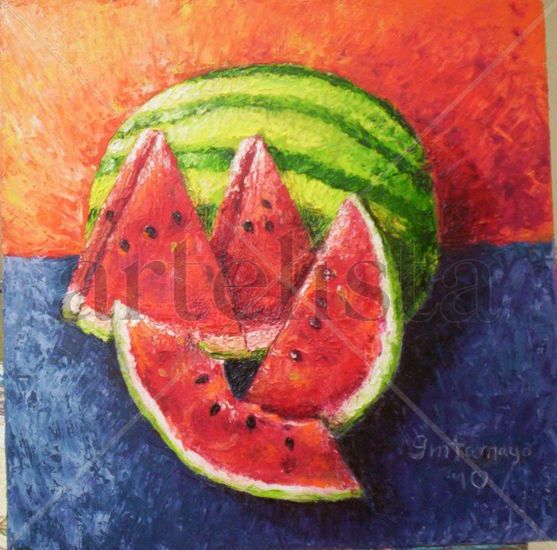 Sandias Acrylic Panel Still Life Paintings